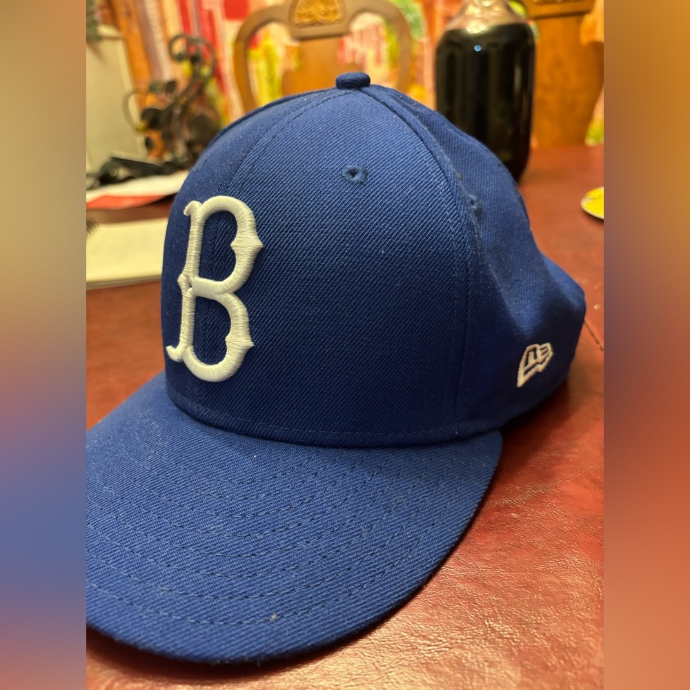 Brooklyn Dodgers Official MLB New Era (semi) flat brim baseball hat